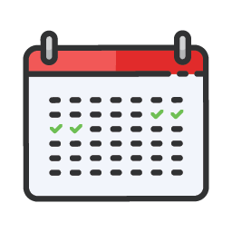 Icon of a calendar