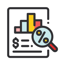 Icon of a data chart