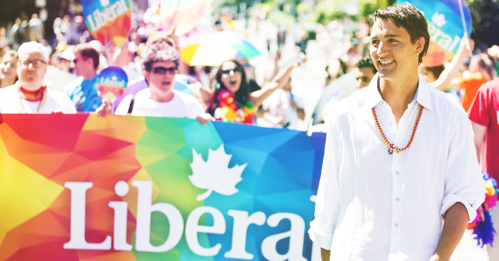 Win a trip to Toronto Pride to march with the Liberal team Liberal