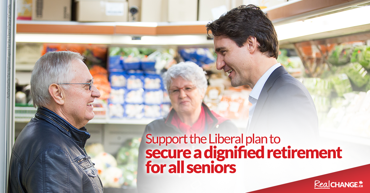 Retirement Plan for Seniors Liberal Party of Canada