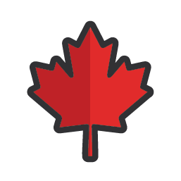 Icon of a red maple leaf