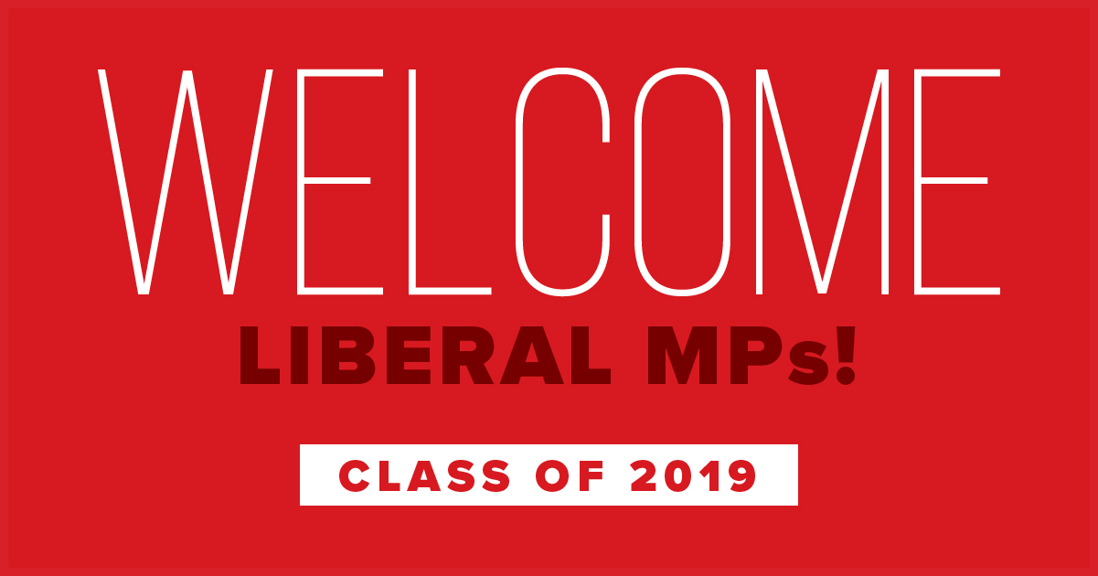 Welcome Liberal MPs! Class of 2019