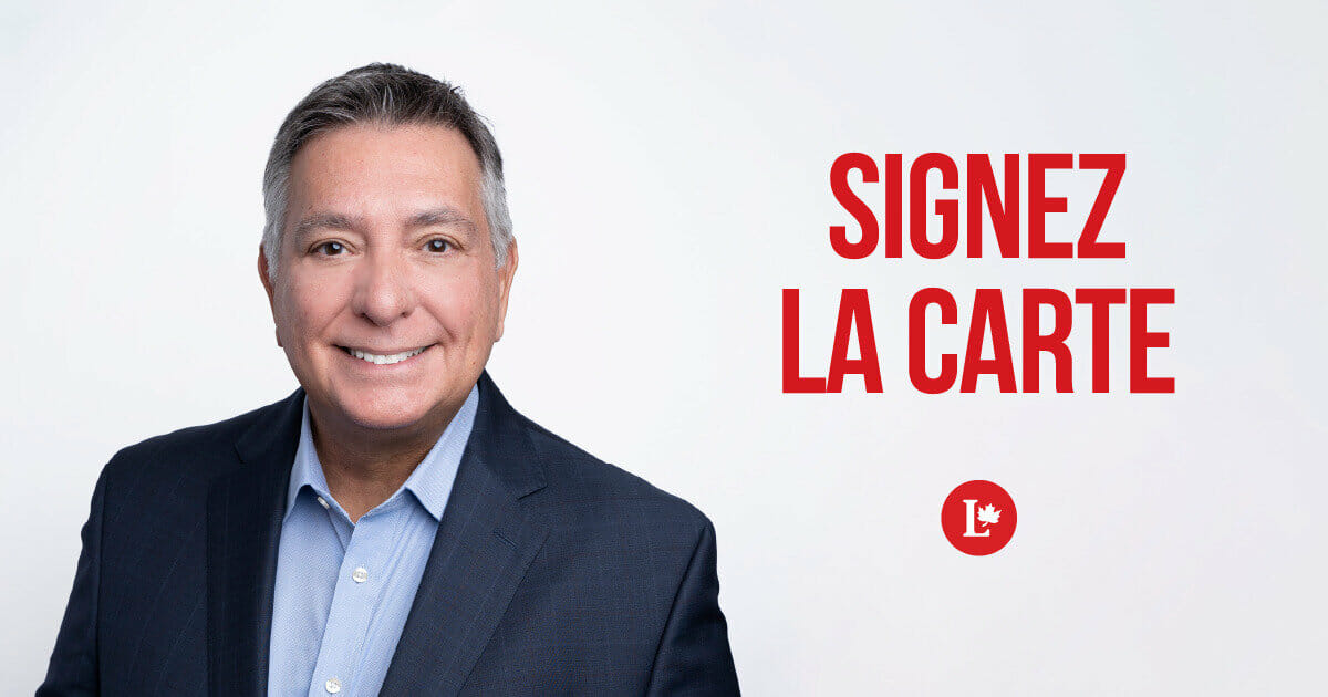 Sign the card for Charles Sousa